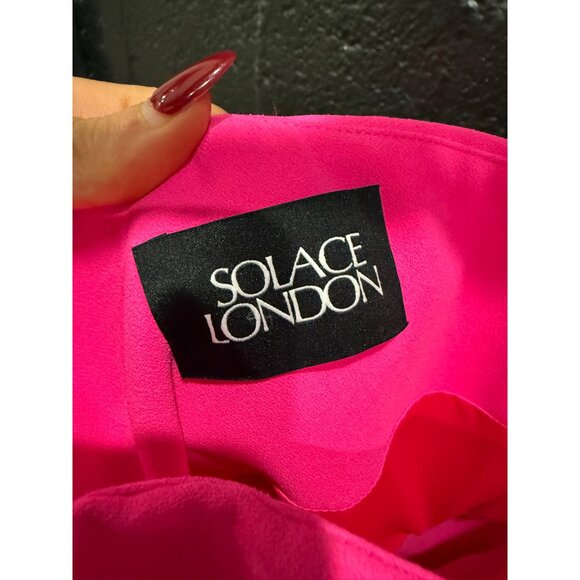 SOLACE LONDON ALEXIS OFF THE SHOULDER DRESS - Picture 5 of 6